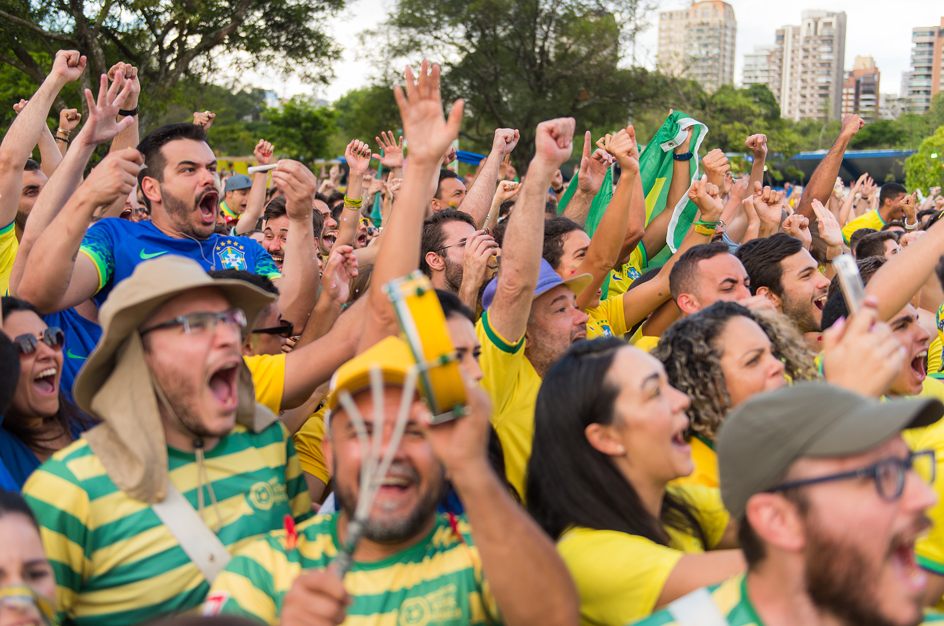 Movimento Verde e Amarelo - Primeiro Jogo | Luciano Braz Fotografia